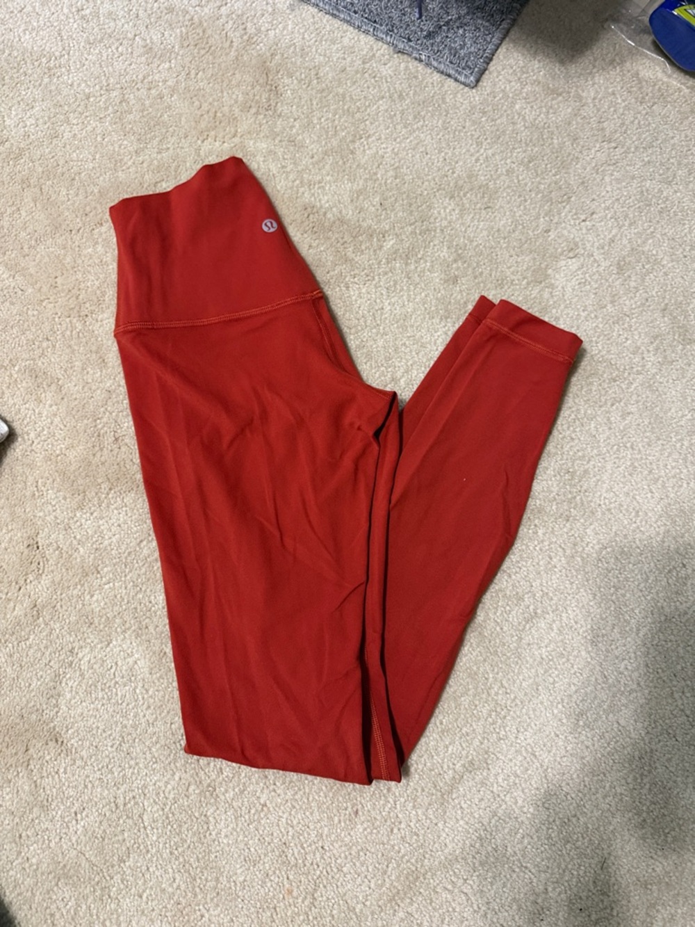 lululemon athletica burnt orange High-Rise Leggings